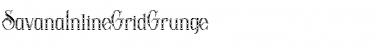 Download Savana Inline Grid Grunge Font Download Savana Inline Grid Grunge Font