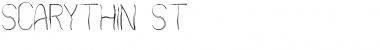 Download Scarythin St Font Download Scarythin St Font