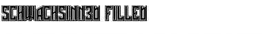 Download Schwachsinn 3D Filled Font Download Schwachsinn 3D Filled Font