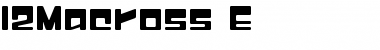 Download I2Macross Font Download I2Macross Font