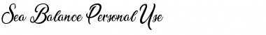 Download Sea Balance Personal Use Font Download Sea Balance Personal Use Font