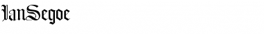 Download IanSegoe Font Download IanSegoe Font