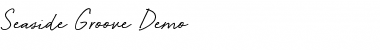 Download Seaside Groove - Demo Font Download Seaside Groove - Demo Font