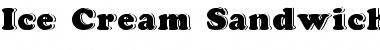 Download Ice Cream Sandwich Font Download Ice Cream Sandwich Font