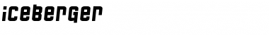 Download Iceberger Font Download Iceberger Font