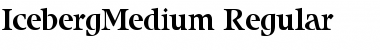 Download IcebergMedium Font Download IcebergMedium Font