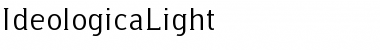 Download IdeologicaLight Font Download IdeologicaLight Font