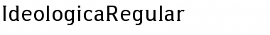 Download IdeologicaRegular Font Download IdeologicaRegular Font