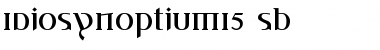 Download Idiosynoptium1.5 SB Font Download Idiosynoptium1.5 SB Font