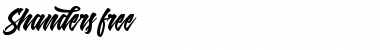 Download Shanders Free Font Download Shanders Free Font