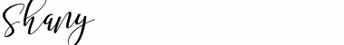 Download Shany Font Download Shany Font