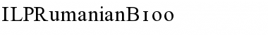Download ILPRumanianB100 Font Download ILPRumanianB100 Font