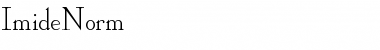 Download ImideNorm Font Download ImideNorm Font