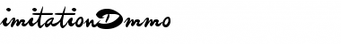 Download imitationDemo Font Download imitationDemo Font