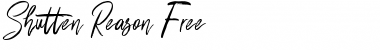 Download Shutten Reason Free Font Download Shutten Reason Free Font