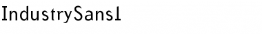 Download IndustrySans1 Font Download IndustrySans1 Font