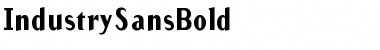 Download IndustrySansBold Font Download IndustrySansBold Font