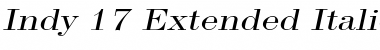 Download Indy 17 Extended Font Download Indy 17 Extended Font