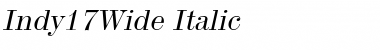 Download Indy17Wide Font Download Indy17Wide Font