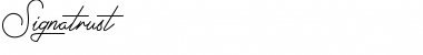Download Signatrust Font Download Signatrust Font