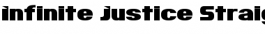 Download Infinite Justice Straight Font Download Infinite Justice Straight Font