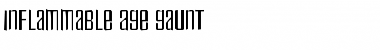 Download Inflammable Age Gaunt Font Download Inflammable Age Gaunt Font