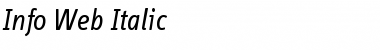 Download Info Web-Italic Font Download Info Web-Italic Font