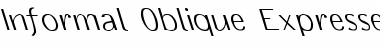 Download Informal Oblique Expressed Left Font Download Informal Oblique Expressed Left Font