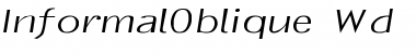 Download InformalOblique Wd Font Download InformalOblique Wd Font