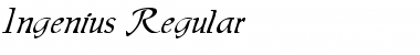 Download Ingenius Font Download Ingenius Font