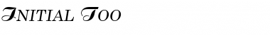 Download Initial Too Font Download Initial Too Font