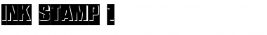 Download Ink Stamp 1 Font Download Ink Stamp 1 Font
