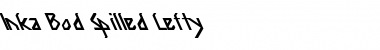 Download Inka Bod Spilled Lefty Font Download Inka Bod Spilled Lefty Font