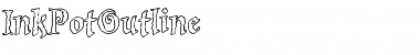 Download InkPotOutline Font Download InkPotOutline Font