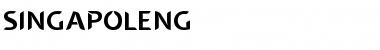 Download SINGAPOLENG Font Download SINGAPOLENG Font