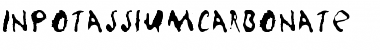 Download InPotassiumCarbonate Font Download InPotassiumCarbonate Font