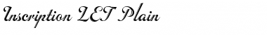 Download Inscription LET Font Download Inscription LET Font