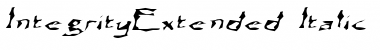 Download IntegrityExtended Font Download IntegrityExtended Font