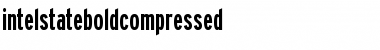 Download intelstateboldcompressed Font Download intelstateboldcompressed Font