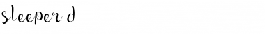 Download sleeper Font Download sleeper Font