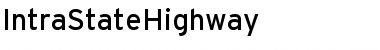 Download IntraStateHighway Font Download IntraStateHighway Font