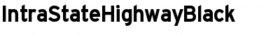 Download IntraStateHighwayBlack Font Download IntraStateHighwayBlack Font
