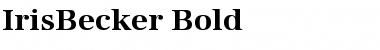Download IrisBecker Font Download IrisBecker Font