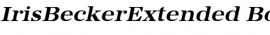 Download IrisBeckerExtended Font Download IrisBeckerExtended Font