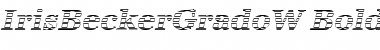 Download IrisBeckerGradoW Font Download IrisBeckerGradoW Font