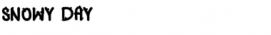 Download SNOWY DAY Font Download SNOWY DAY Font