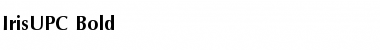 Download IrisUPC Font Download IrisUPC Font