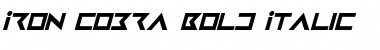 Download Iron Cobra Bold Italic Font Download Iron Cobra Bold Italic Font