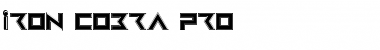 Download Iron Cobra Pro Font Download Iron Cobra Pro Font