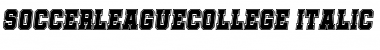 Download Soccer League College Font Download Soccer League College Font
